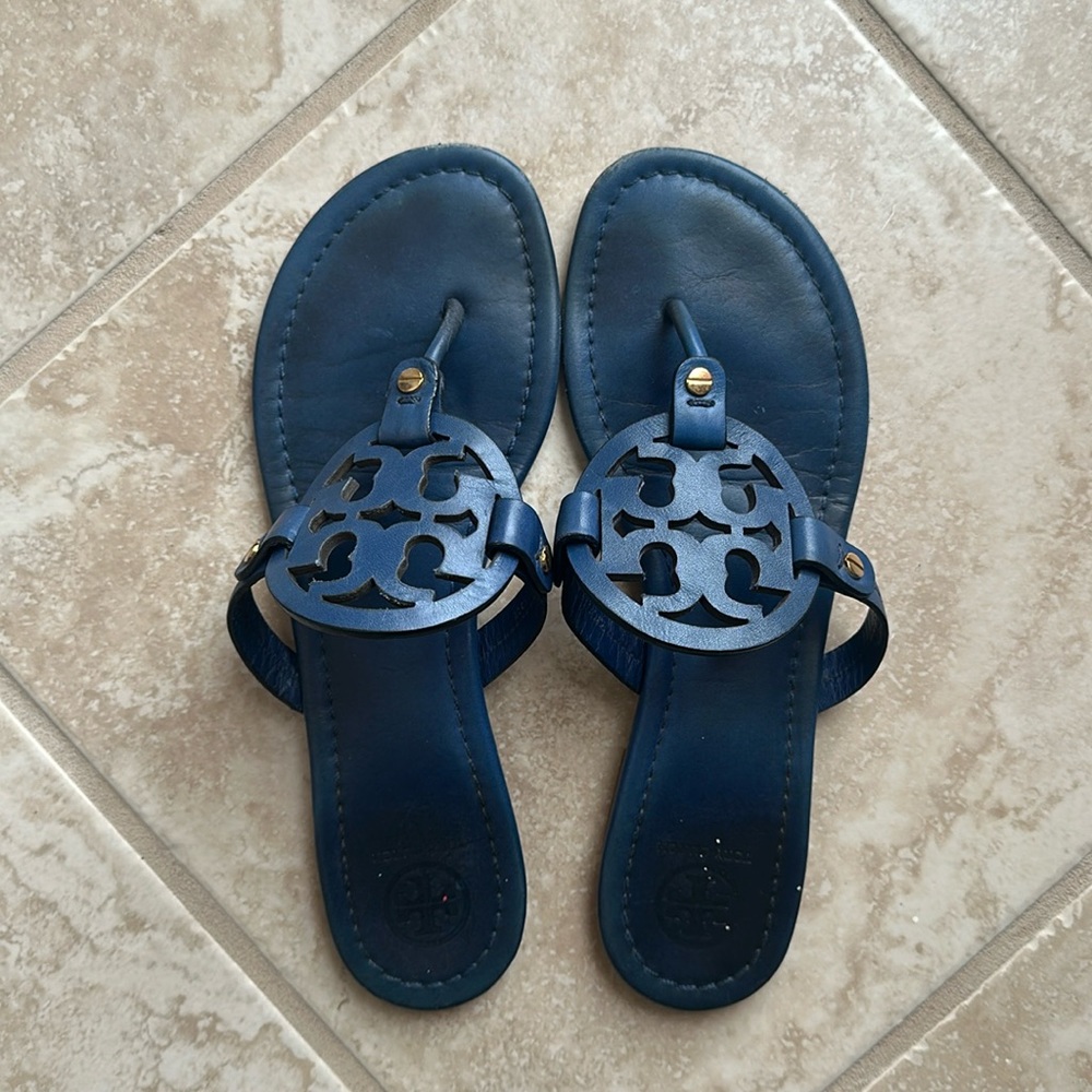 Tory Burch Blue Sandals